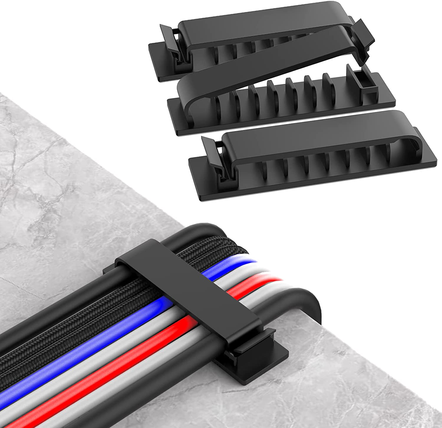 Cable Box Organizer - Cable Organizer Cord Management Wire Holder