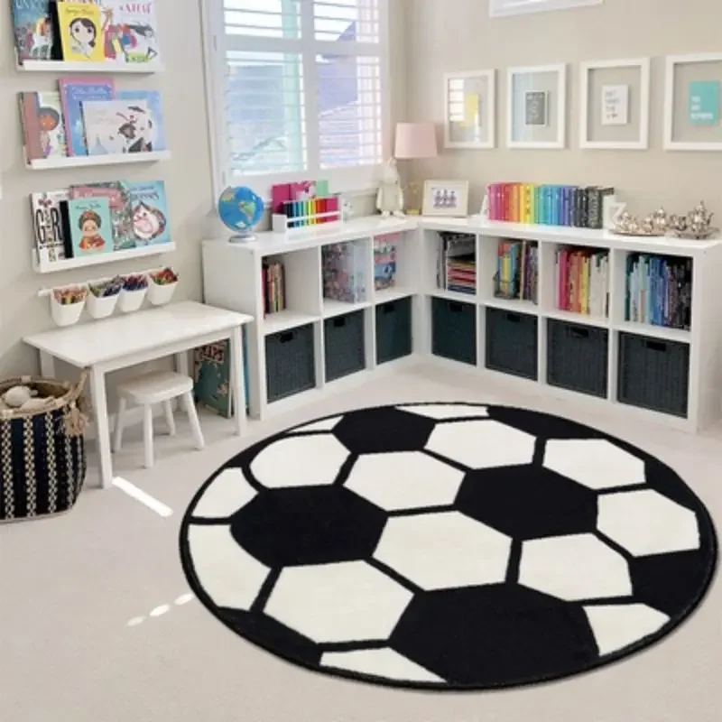 Imitation Cashmere Round Floor - Desk Setup Girly ulasan dan harga