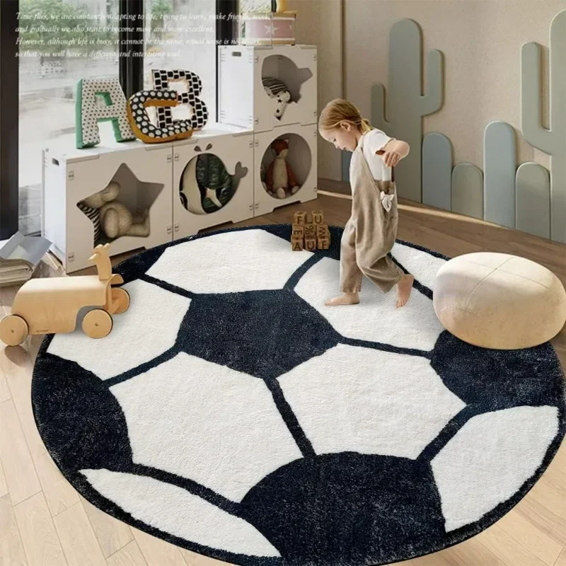 Imitation Cashmere Round Floor - Desk Setup Girly ulasan dan harga