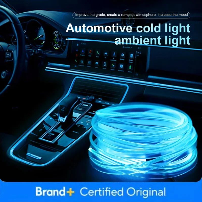 1/3/5M Car Interior Light Deco - Ambient Light Bar Usb ulasan dan harga