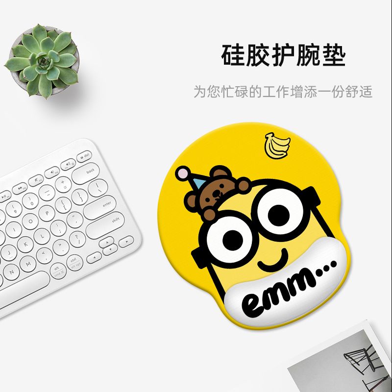 Minions cartoon cute wristband - Desk Setup Rug ulasan dan harga