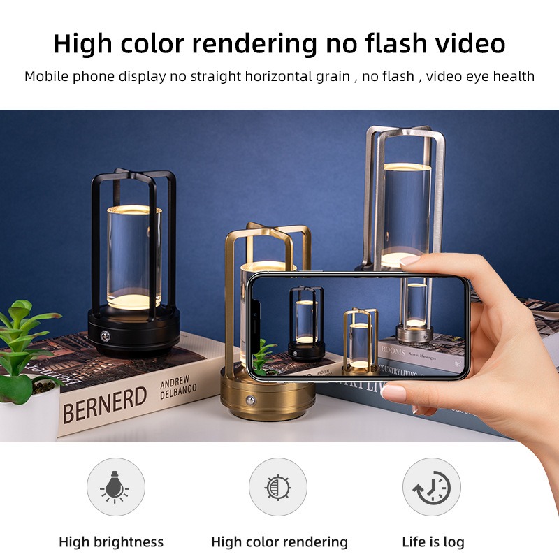 Vintage Touch Control LED Tabl - Ambient Light Bar Usb ulasan dan harga