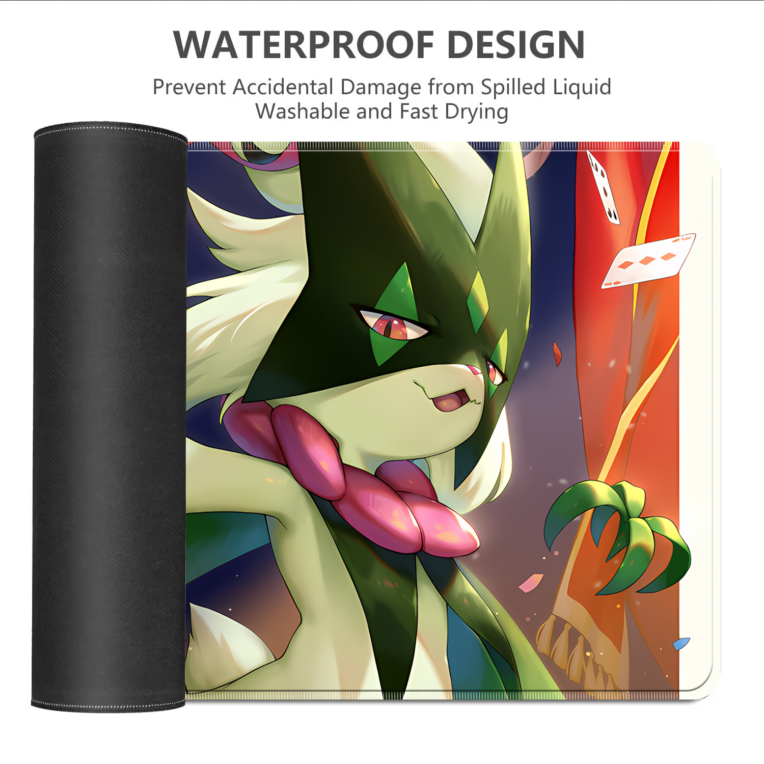 Kawaii Pokemon Meowscarada Gam - Desk Setup Rug ulasan dan harga