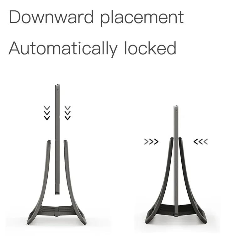 Anti-Slip Vertical Laptop Stan - Desk Setup Mac ulasan dan harga
