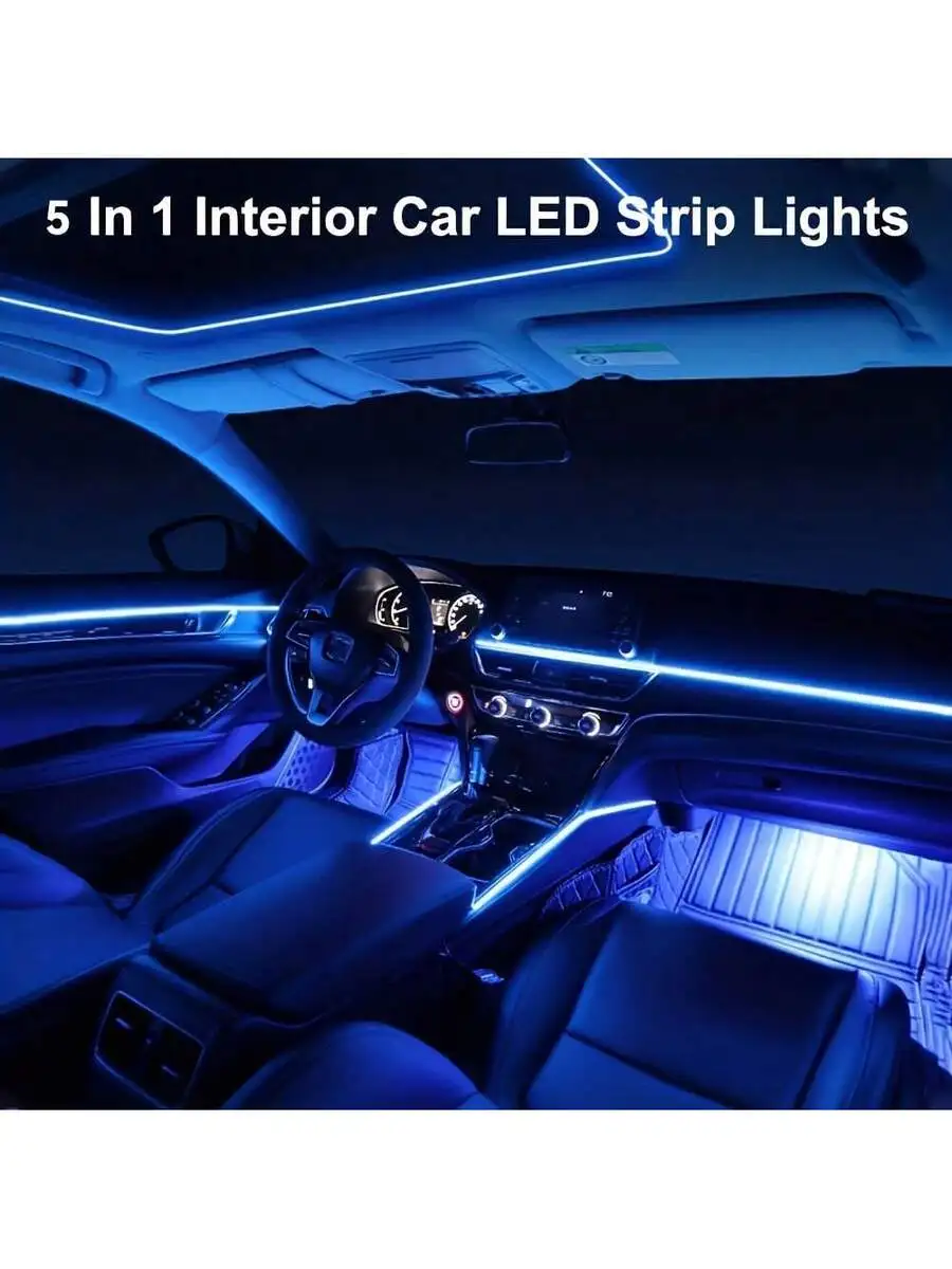 Car Interior Lights, USB Car L - Ambient Light Bar Usb ulasan dan harga