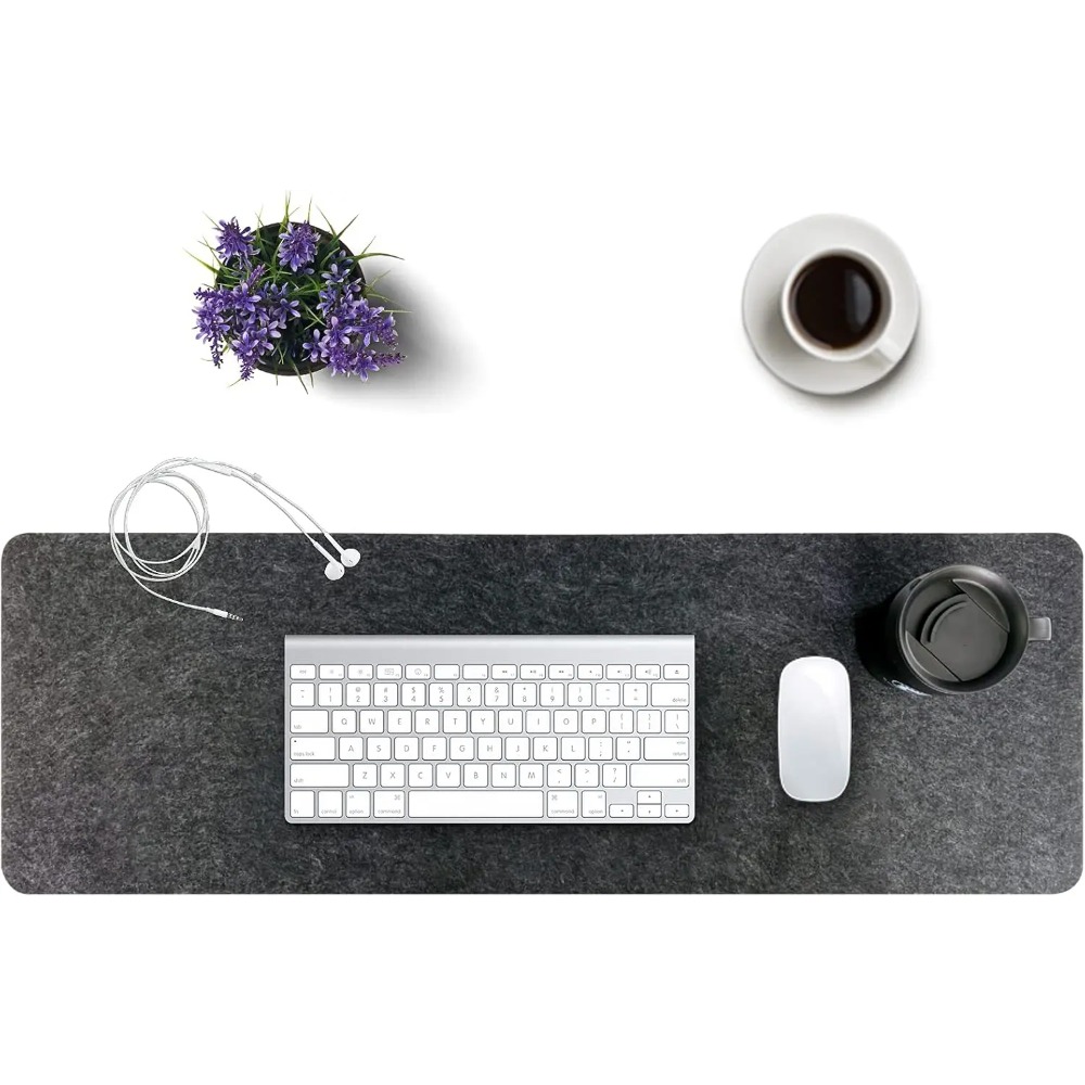 Felt Desk Mat Computer Mat for - Desk Setup Rug ulasan dan harga