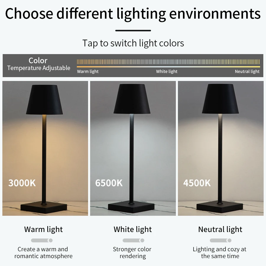 LED Desk Lamp Usb Rechargeable - Ambient Light Bar Usb ulasan dan harga
