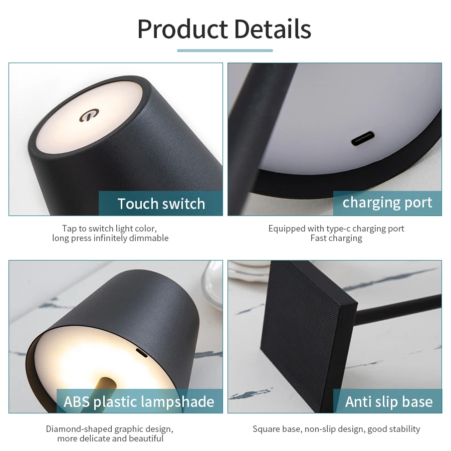 LED Desk Lamp Usb Rechargeable - Ambient Light Bar Usb ulasan dan harga