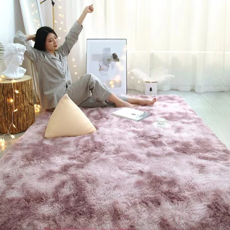 VIKAMA Silk Wool Rug Bedroom C - Desk Setup Girly ulasan dan harga