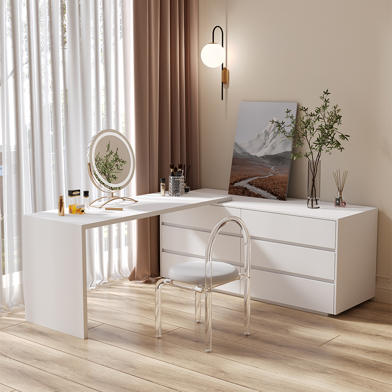 Dresser,Multi-purpose Flat L S - Desk Setup Bedroom ulasan dan harga