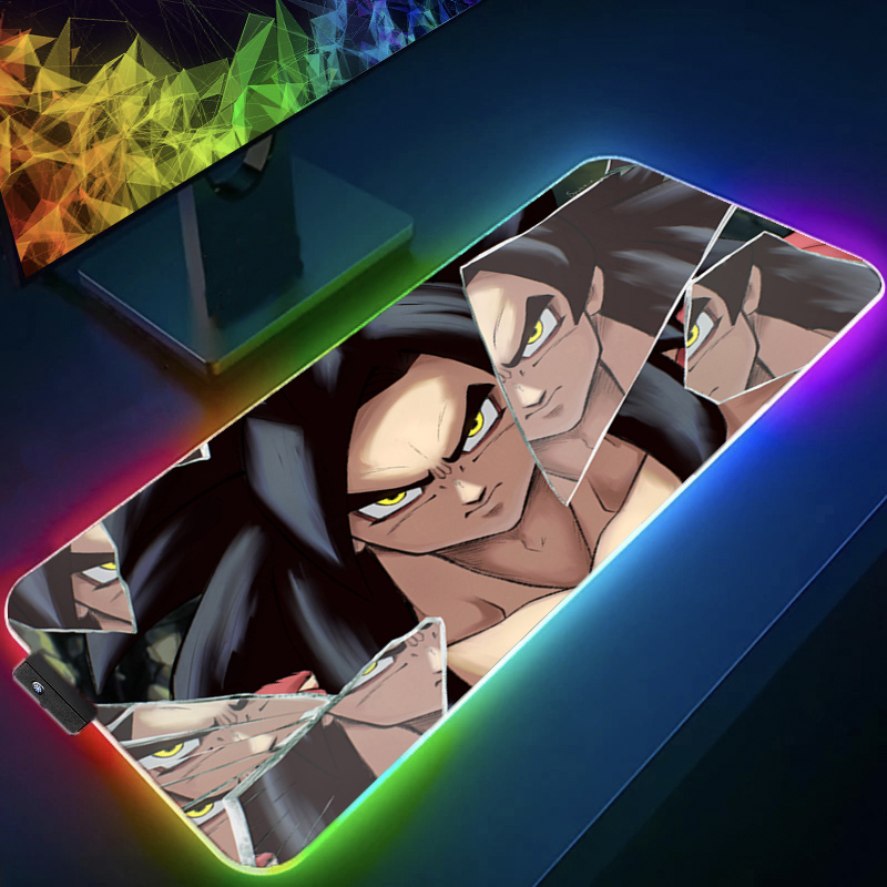LED Mouse pad Dragon Ball Comp - Desk Setup Rug ulasan dan harga