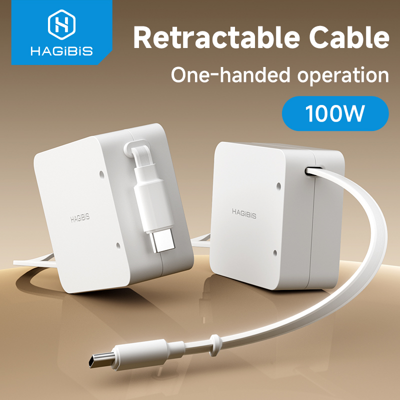 Hagibis Retractable USB C Cabl - Desk Setup Mac ulasan dan harga