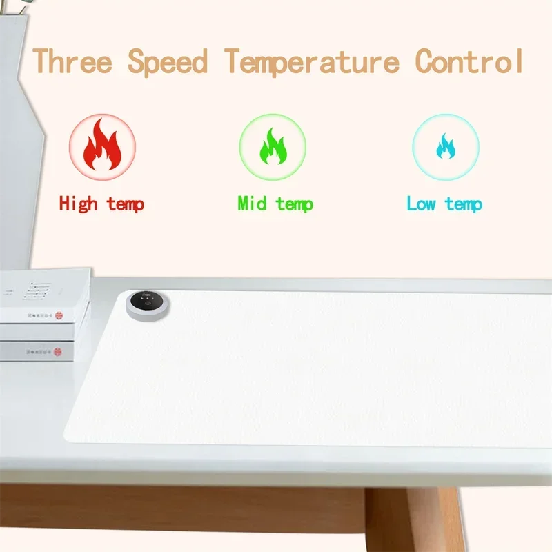 Extra Large Heated Desk Pad El - Desk Setup Rug ulasan dan harga