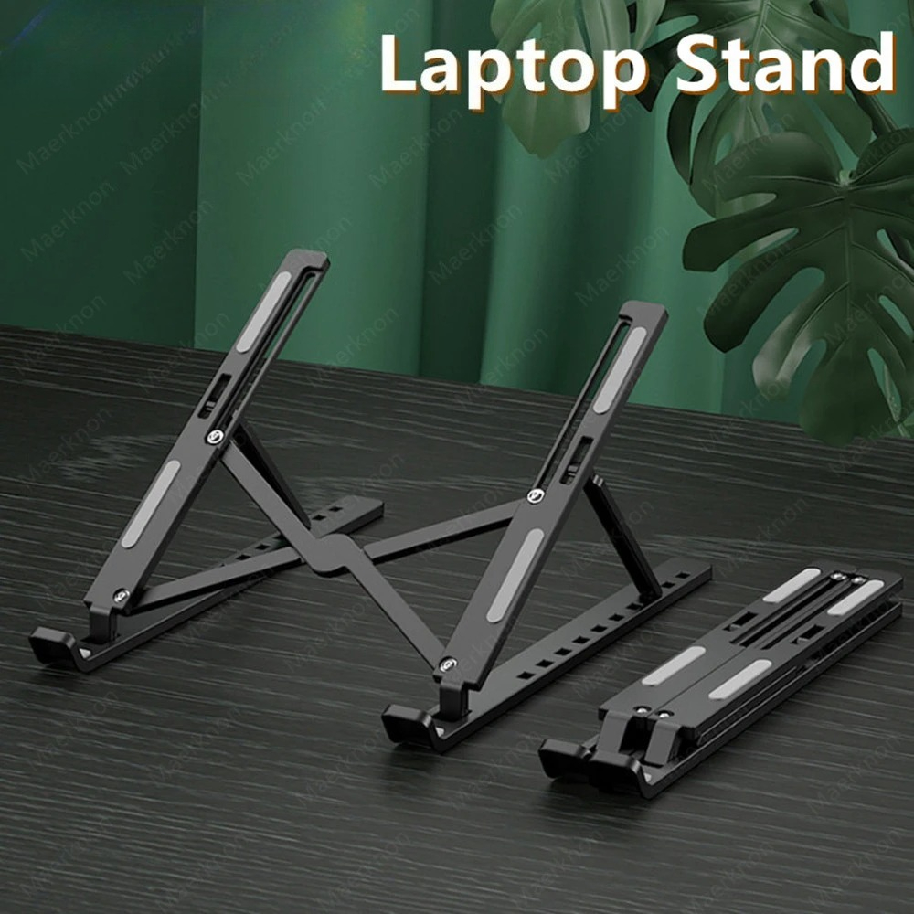 Foldable Laptop Stand Portable - Desk Setup Mac ulasan dan harga
