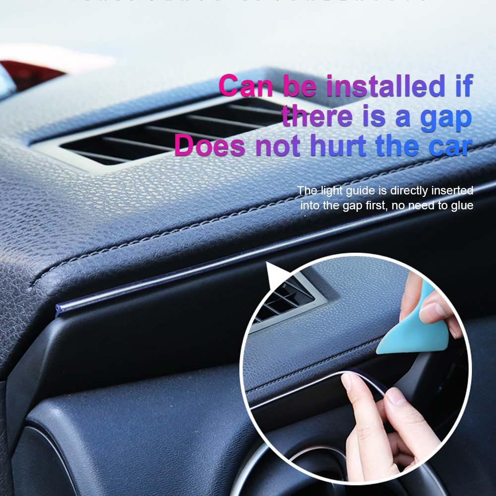 1/2/3/4/5M Car Interior Light  - Ambient Light Bar Usb ulasan dan harga