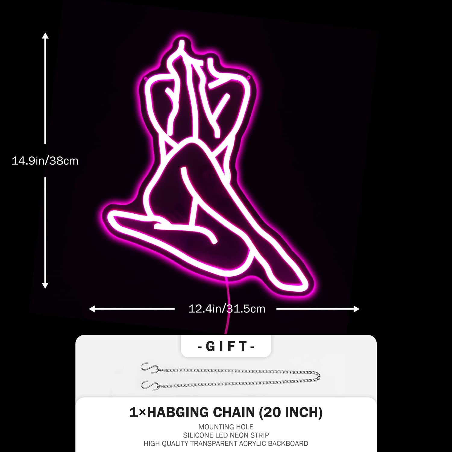 Lady Neon Sign USB Dimmable LE - Ambient Light Bar Usb ulasan dan harga