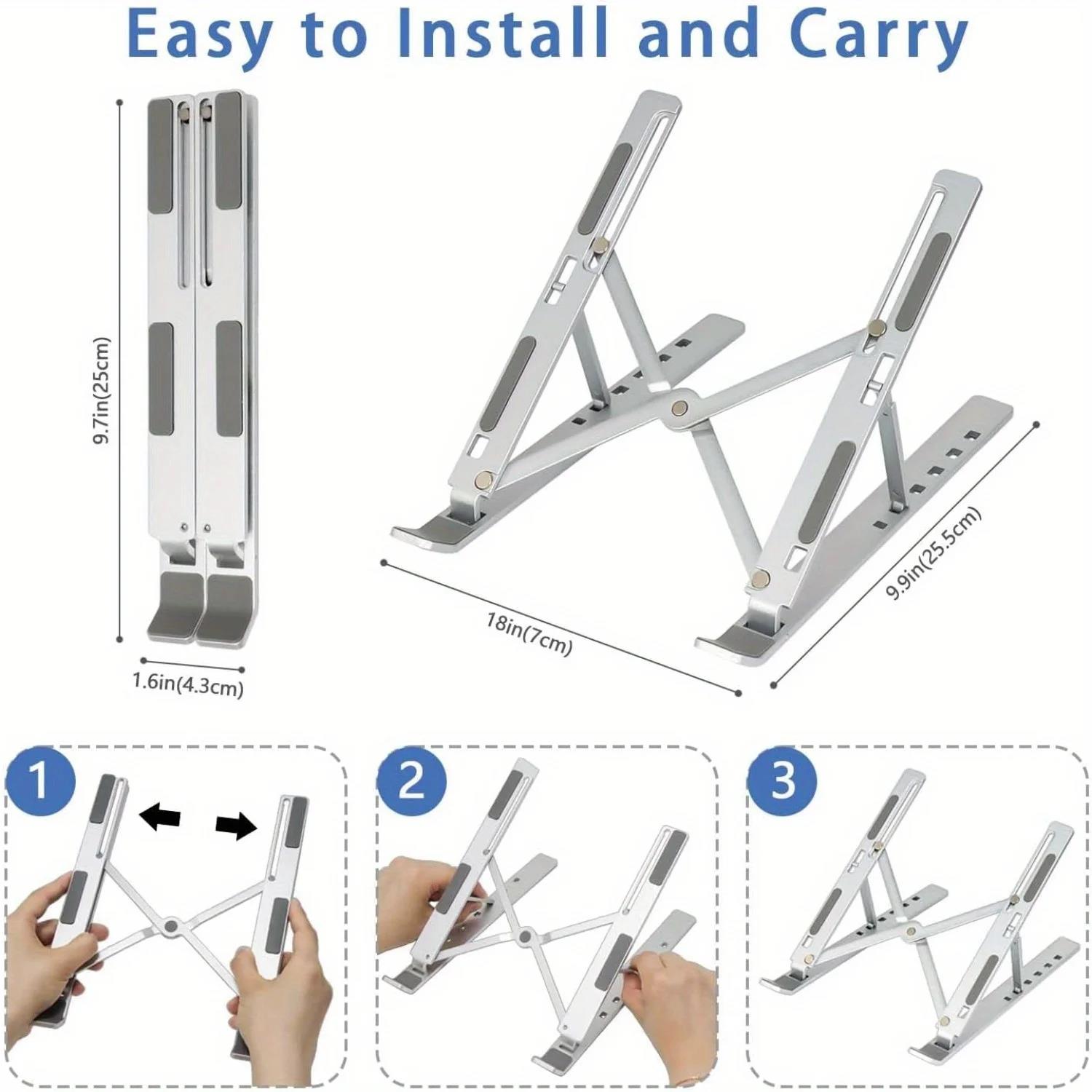 Portable Notebook Cooling Stan - Desk Setup Mac ulasan dan harga