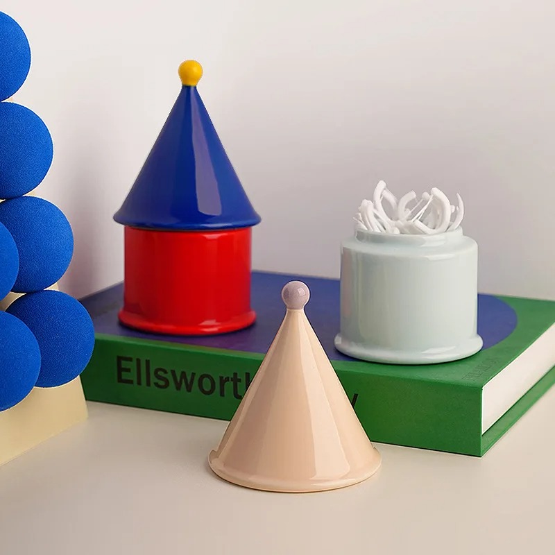 Ceramic Toothpick Holder Dopam - Cable Box Organizer ulasan dan harga